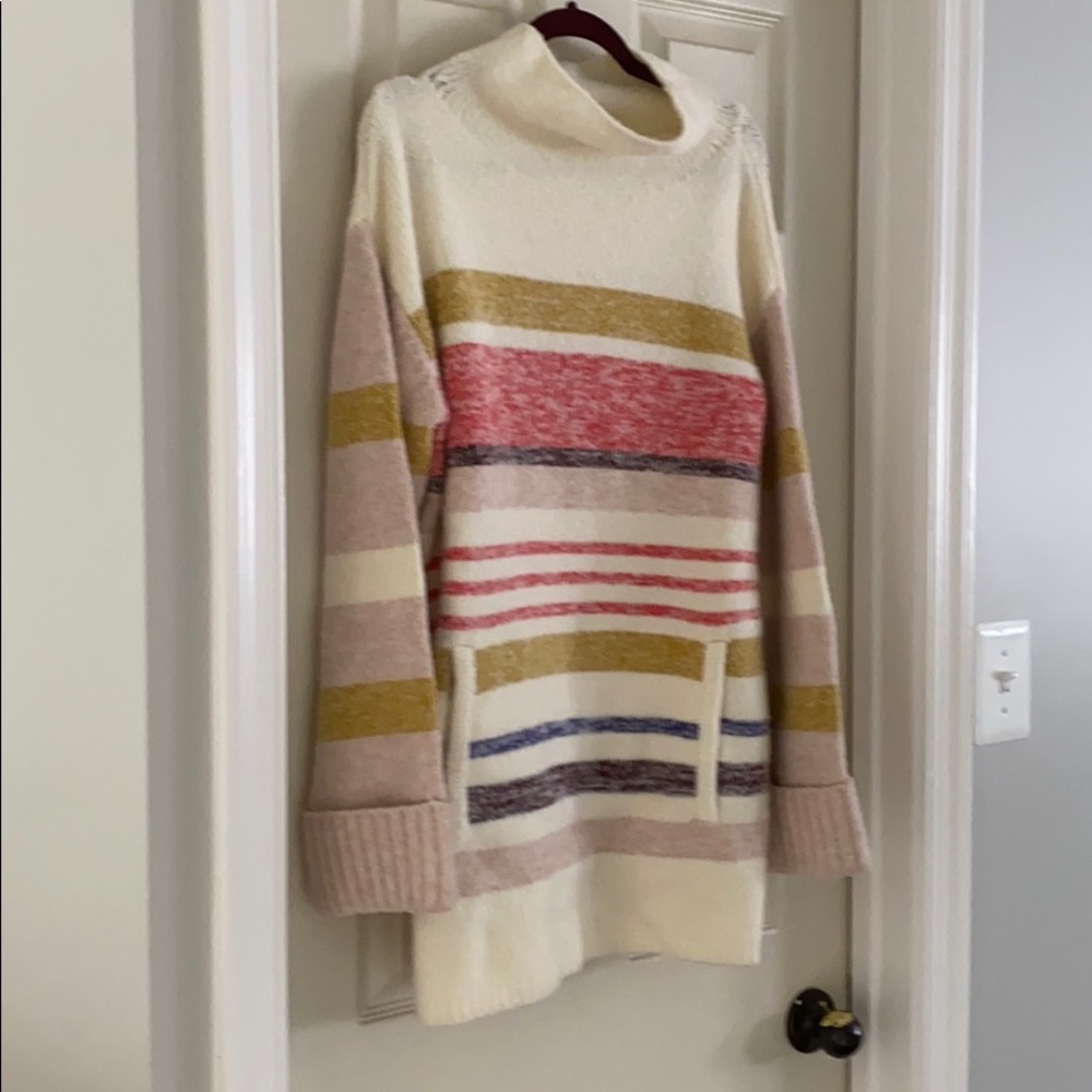 Anthropology Elana Tunic Jumper Ivory Medium